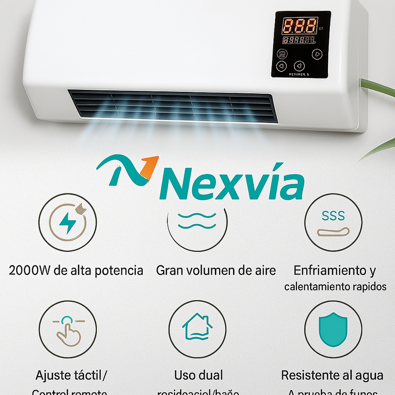 Aire Acondicionado Portátil 2 en 1 Calor y Frio - Bajo consumo y Máxima Potencia