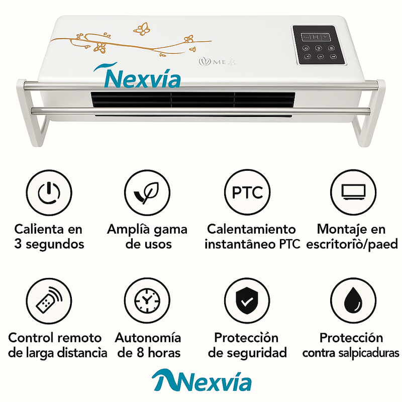 Aire Acondicionado Portátil 2 en 1 Calor y Frio - Bajo consumo y Máxima Potencia